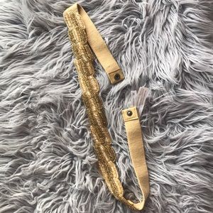 Anthropologie beaded belt